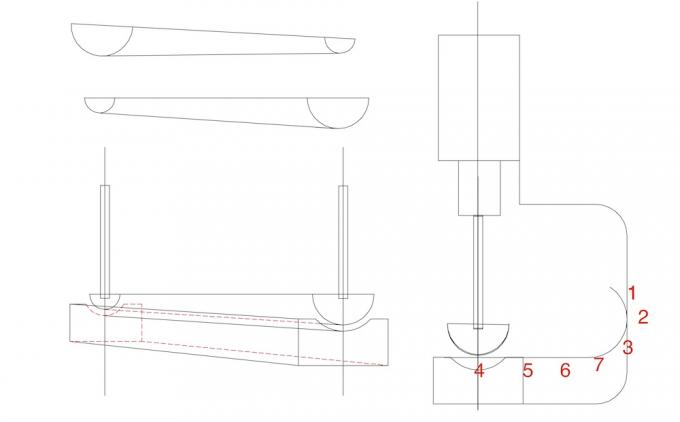 conic light pole bending terbentuk pada tandem press brake hidrolik
