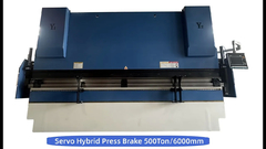 Hybrid Press Brake Machine 500Ton 6Meter 6+1 Poros DA66T