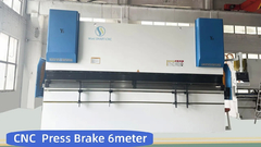CNC Press Brake 400Ton 6Meter untuk 12mm Plate tebal, 400ton Press Brake Mesin