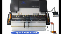 Hybrid Press Brakes Machine 130Ton/3200,Servo Pump CNC Press Brake untuk Demo