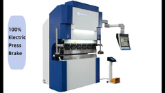 100% Mesin Penghentian Tekanan Listrik 40Ton 1300mm DA66T Pengontrol 3D, Rem Tekanan Servo Kecil
