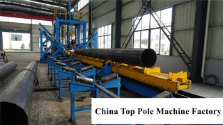 China Complete Street Light Pole Production Line Machine, High Master Pole Lamps Machine  Supplier